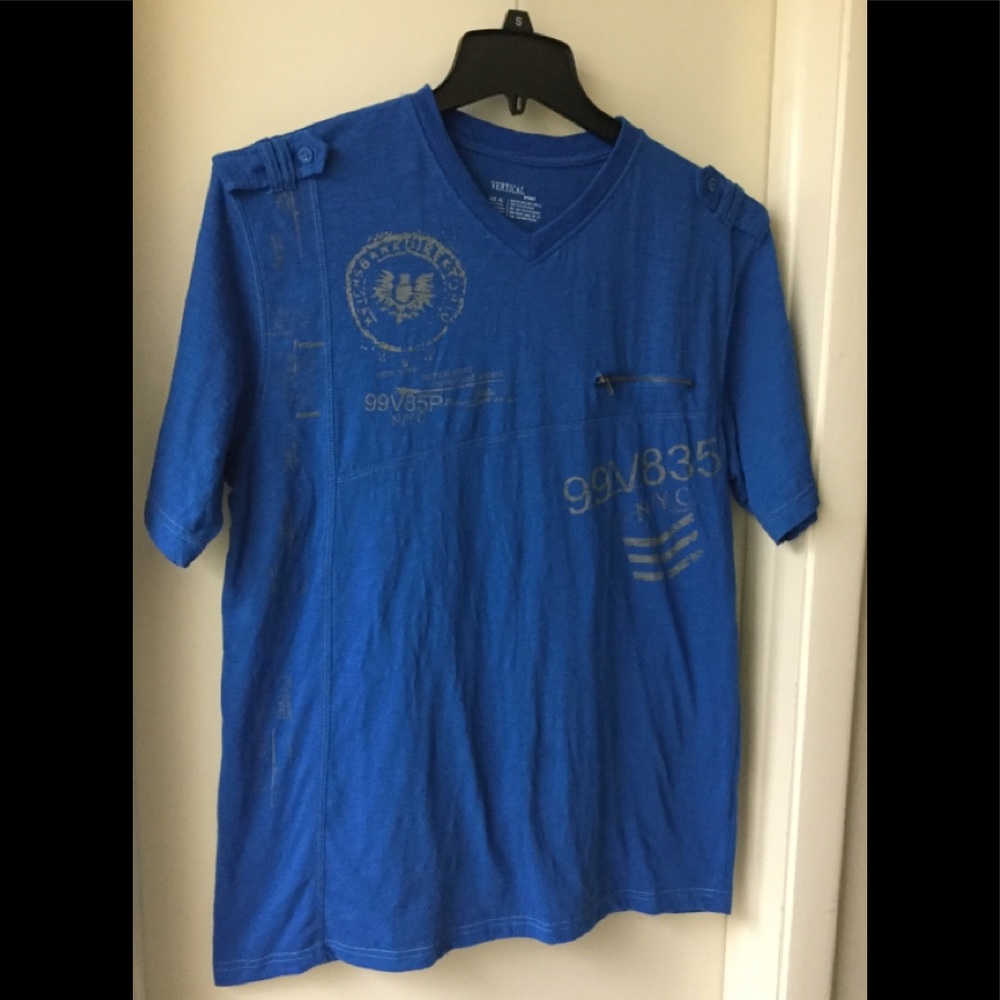 Vertical Sport Men’s Blue Shirt